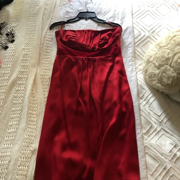banana republic red silk dress Banana Republic | Dresses | Banana Republic Red Silk Dress